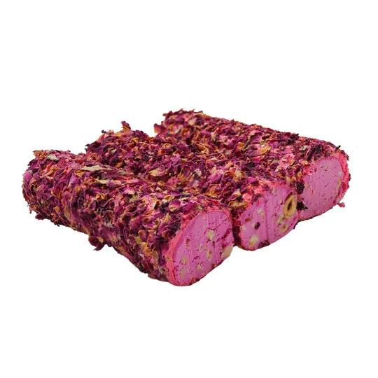 Hacıbaba Gül, Ahududu ve Fıstıklı Lokum 500g