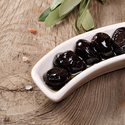 Köy Sefası Doğal Kuru Sele Siyah Zeytin 450 g PET kavanoz
