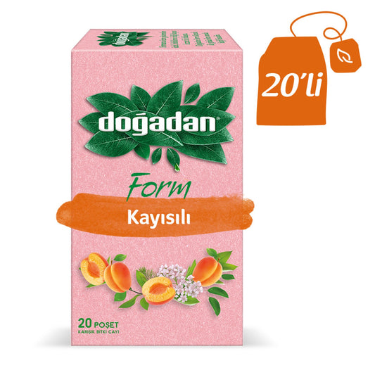 Doğadan Form Kayısılı Bitki Çayı