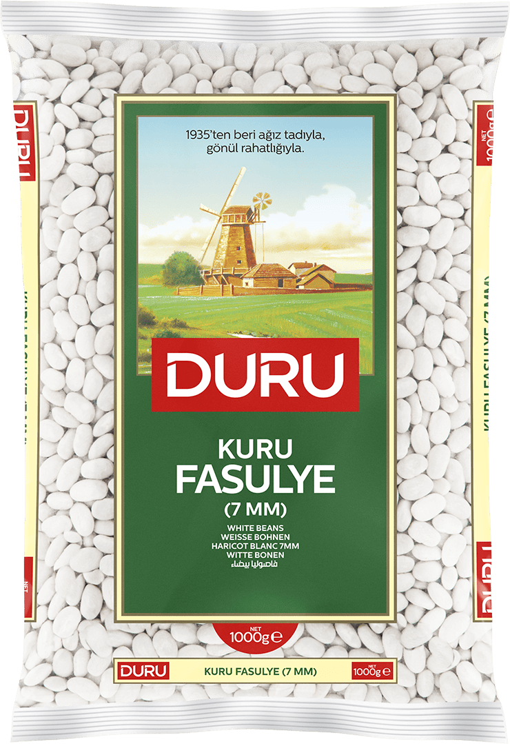 Duru Weiße Bohnen 1000 g (7 mm) – Türkische Kuru Fasulye