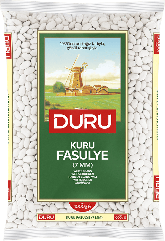 Duru Weiße Bohnen 1000 g (7 mm) – Türkische Kuru Fasulye