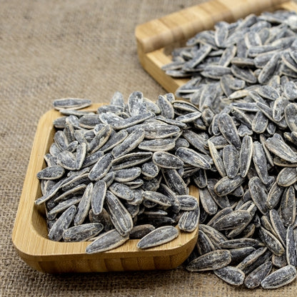 Dakota Geröstete Gesalzene Schwarze Sonnenblumenkerne 250 g – Knuspriger Klassischer Snack