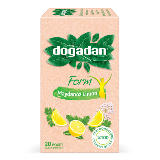 Doğadan Form Maydonoz Limonlu Çay 20'li Paket - Ferahlatıcı Lezzet