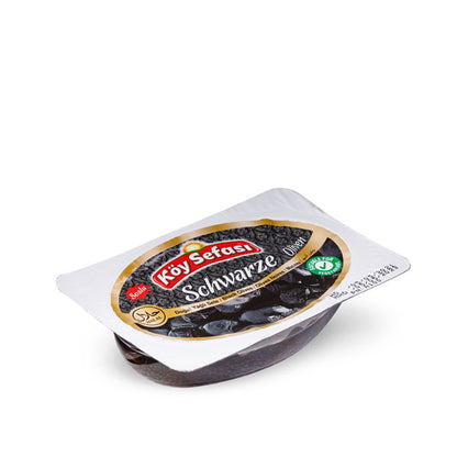 Köy Sefası Natürliche Schwarze Sele-Oliven 200 g Vakuumverpackung