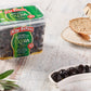 Köy Sefası Extra Natural Black Sele Olives in Oil Brine 600 g plastic tub