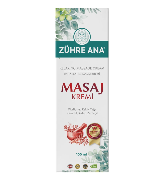 Zühre Ana Massagecreme 100 ml – Pflanzliche Pflegeformel | Anteplim