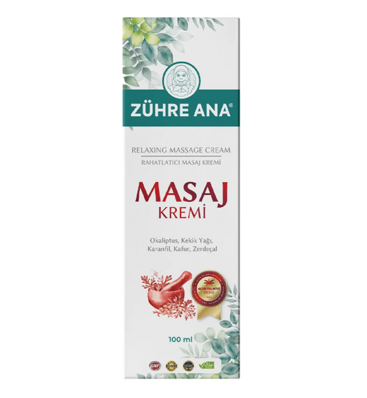 Zühre Ana Herbal Massage Cream 100 ml – Plant-Based Body Care Cream